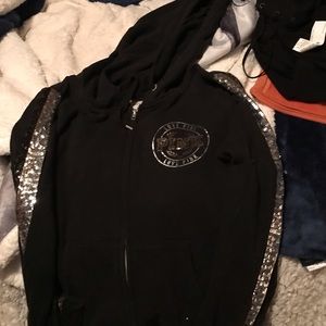 Pink zip up